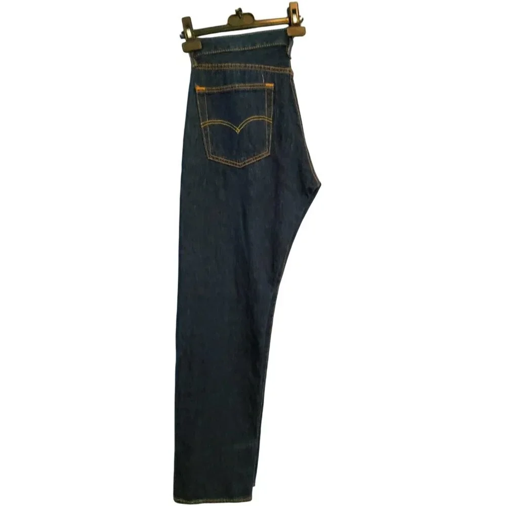 Levi's Men 501 Original Regular Fit Jeans Straight Leg, Black Size 32x32 0660 - Picture 6 of 14